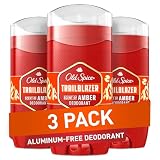 Old Spice Aluminum Free Deodorant for Men, 24/7 Odor Protection, 24/7 Freshness & Lasting Scent, Trailblazer with Amber Scent, 3.0 oz (Pack of 3)
