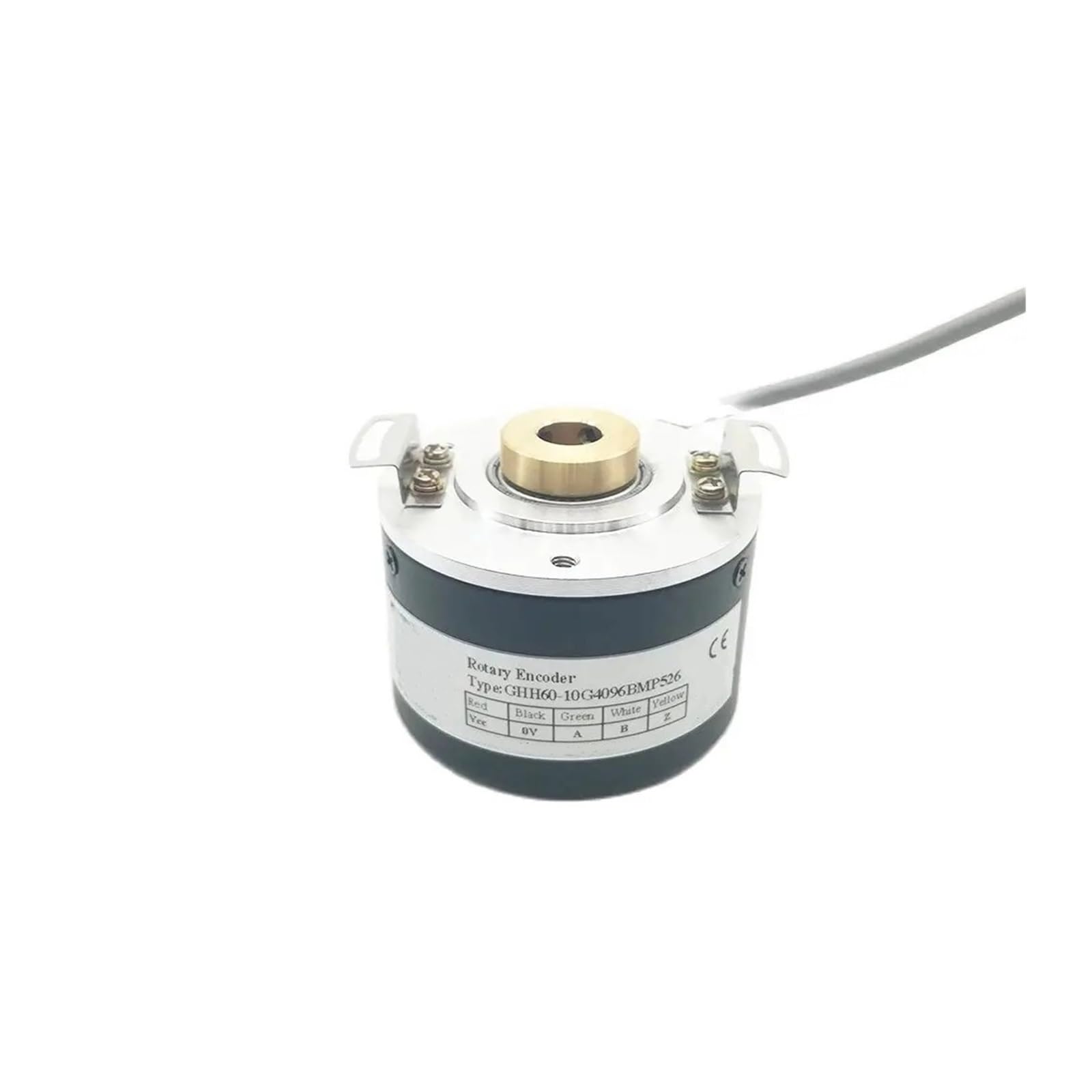 Capteur à Effet Hall GHH60-10G4096BMP526, codeur Arbre Creux, Ouverture de 10 mm, 4096 pppr, Sortie Push-Pull 5-26 Vcc(500ppr)