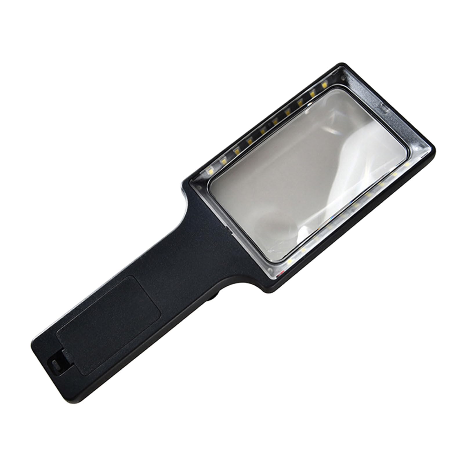 Magnify Glass with 20 LED Light 8X Handheld Illuminated Lighted Magnifiers for Seniors Reading Inspection Coin Handheld Magnify Glass