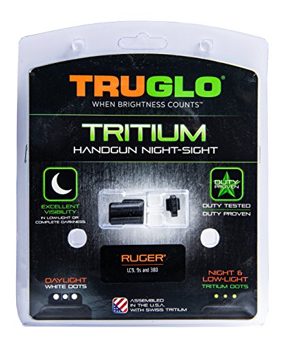 Truglo Tritium Handgun Glow-In-The-Dark Night Sights For Ruger Pistols, Ruger Lc9 / 9S / 380 #TOP3