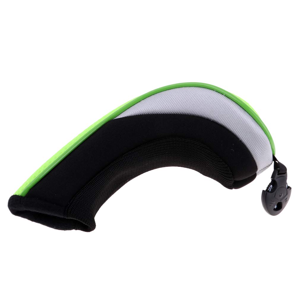 Golf Hybrid UT Club Rescue Head Cover - Funda para cabeza con protección para la cabeza con número de etiqueta (verde)