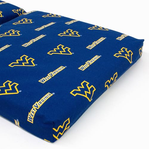 Image of College Covers Everything Comfy West Virginia Mountaineers 2pc Chair Cushion