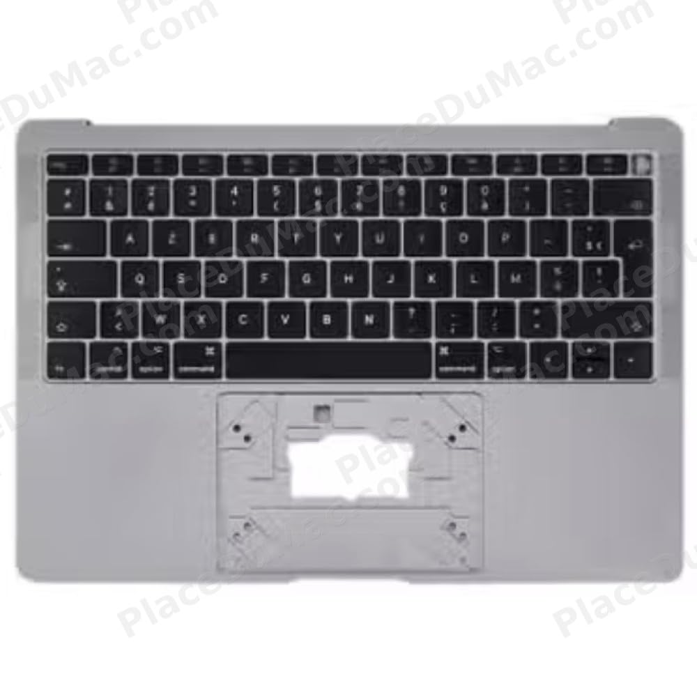 reboot Cover superiore per tastiera francese (A1932) Grigio Sideral MacBook Air 13 2018-2019 compatibile Apple Grade C
