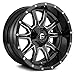 FUEL Vandal NBL-Gloss BLK MIL Wheel with Painted (18 x 9. inches /5 x 114 mm, -12 mm Offset)