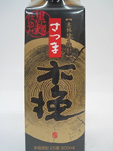 Amazon.co.jp: さつま木挽 黒麹 芋焼酎 紙パック 25度 900ml : 食品 