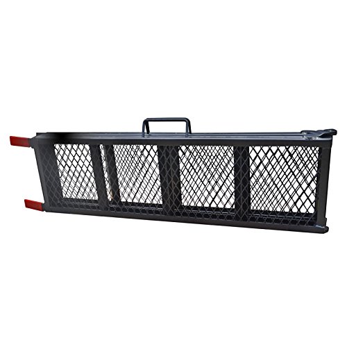 APT Motorrad Auffahrrampe Stahl klappbar 203 cm x 28 cm 340 Kg Tragegriff – Bild 8
