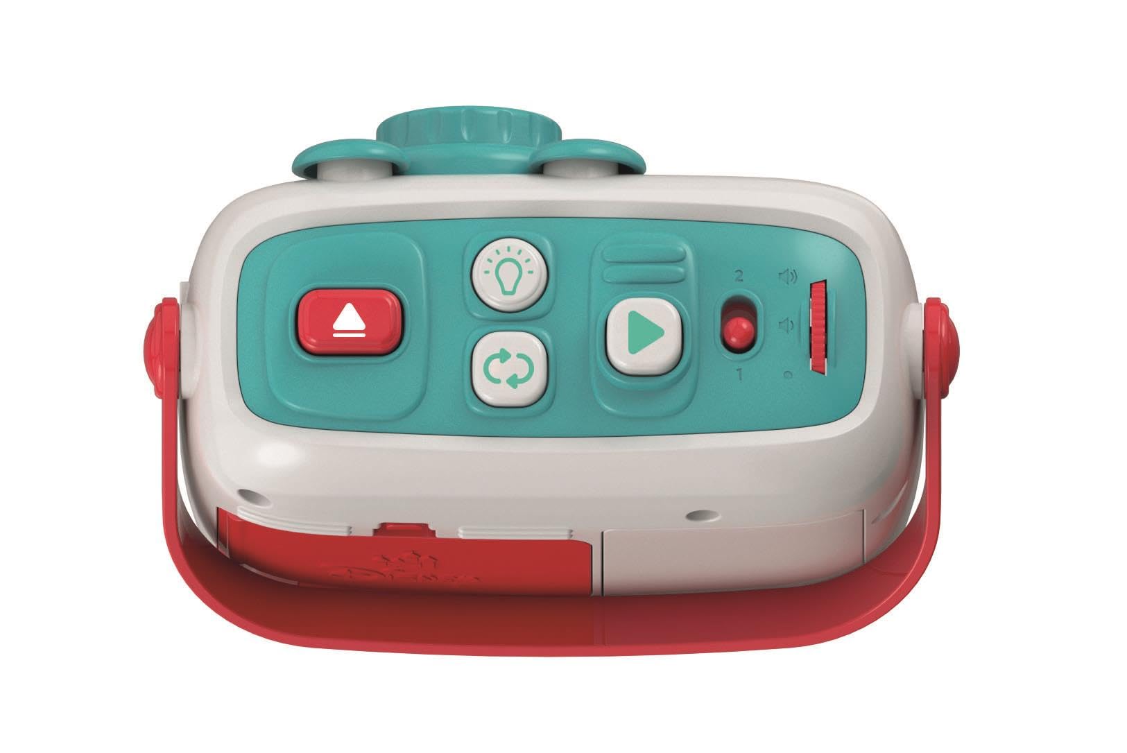Clementoni – Proyector Cuentos Disney – Cuentacuentos con 8 Historias de Disney con Imágenes y Sonido – Ideal para Hora de Dormir – Bebés a Partir de 12 Meses - Versión en Español, 55182