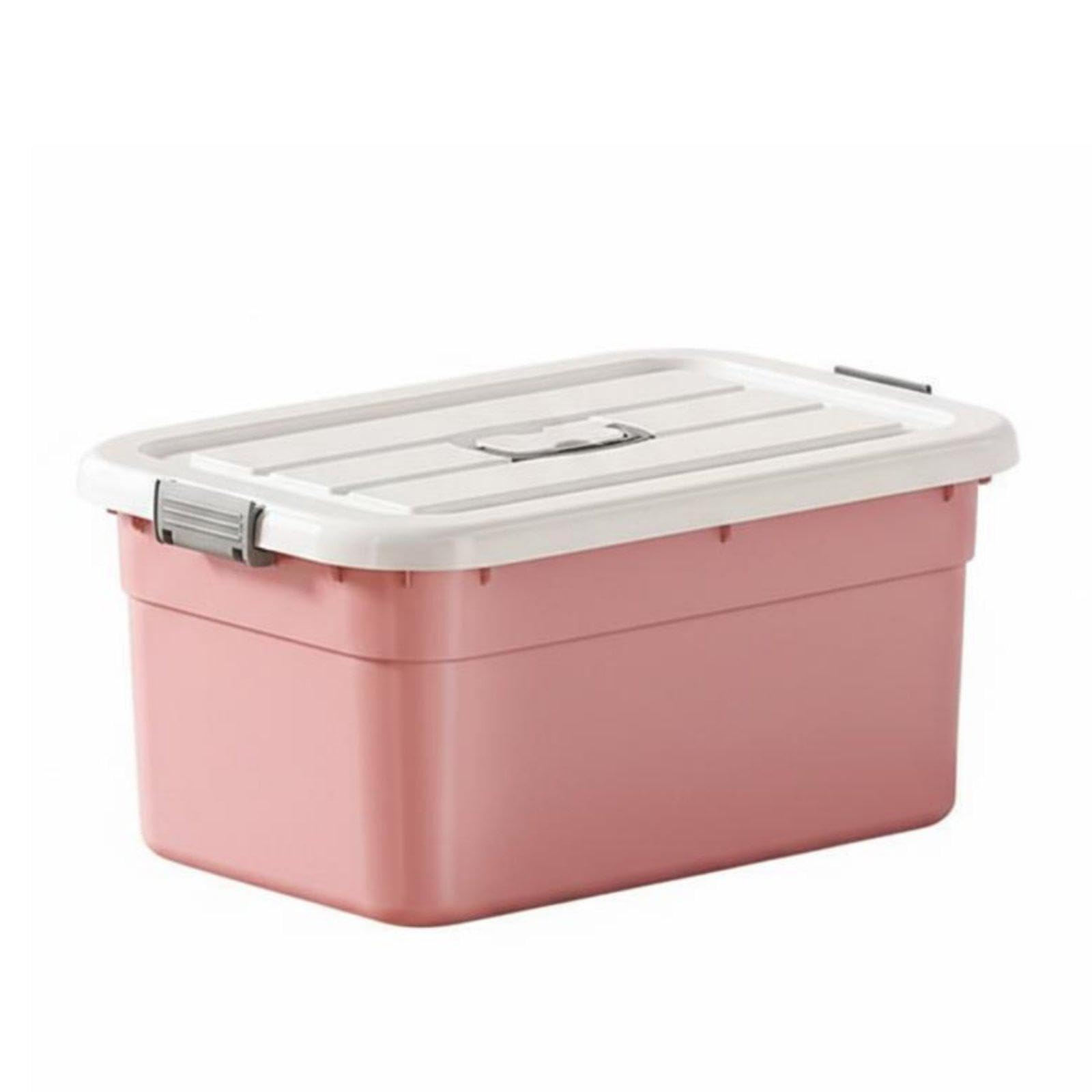 Rolling Container with Lid Lidded Wheeled Storage Container Thickened Home Organization for Homeowners, Office Workers, Playroom, Bedroom, Basement|Home & Garden| Household Supplies & Cle-image-25