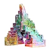 Bismuth Crystal Tower – 200g (7 oz) Iridescent Rainbow Metal Art Specimen – Healing Stone, Chakra Balancing, Meditation Aid