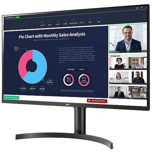 Image of LG 32QN650 (31.5 inch, 80.01cm) QHD (2560x1440) IPS Monitor with AMD FreeSync, Dynamic Action Sync, HDR 10, Color Calibrated, Black Stabilizer (Black)