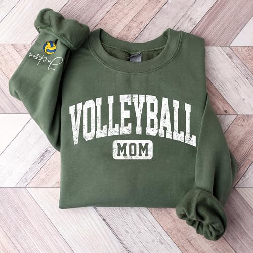 Custom Sport Mom Sweatshirt with Kids Names and Jersey Number, Personalized Sports Mama Shirt for Women, Sport Mom4