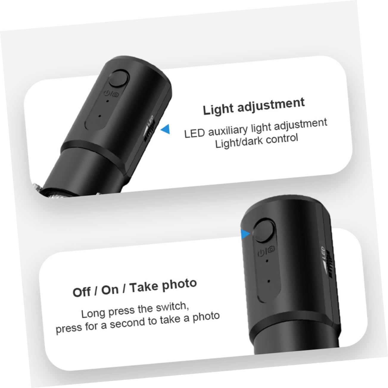 Gadpiparty Microscopio Digitale Portatile Wireless Con Ingrandimento Ispezione Facile e Salvataggio Immagini Reale Ottimo Strumento Didattico Per Scuole e Insegnanti Base Stabile e Controllo