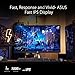 ASUS ROG Swift 27” 1440P Gaming Monitor (PG279QM) - WQHD (2560 x 1440), Fast IPS, 240Hz, 1ms, G-SYNC, NVIDIA Reflex Latency Analyzer, DisplayHDR400, Eye Care, HDMI, DisplayPort, USB, Height Adjustable