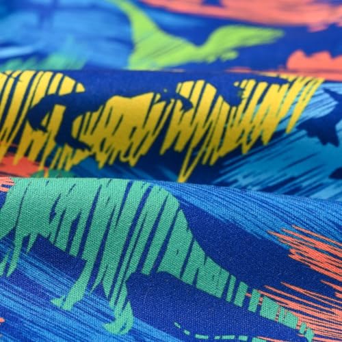 Toddler Boys Button Down Shirts Graphic Hawaiian Aloha Short Sleeve Dress Shirt Beach Tee Tops for Kids Summer4