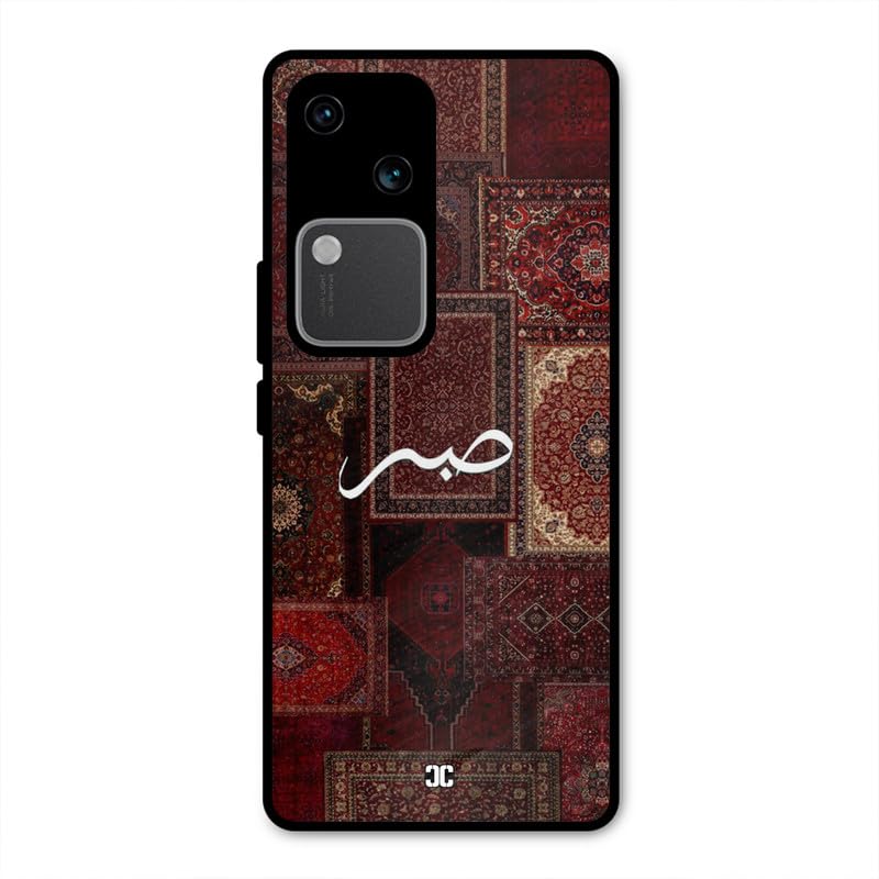 Image of PrintShield Sabr Back Cover for Vivo V30, Shockproof Printed Phone Case with Soft TPU Sides & Anti-Slip Grip