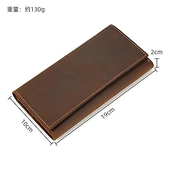 Amazon.com: LLLSSS Leather Long Wallet Men's Vintage Leather