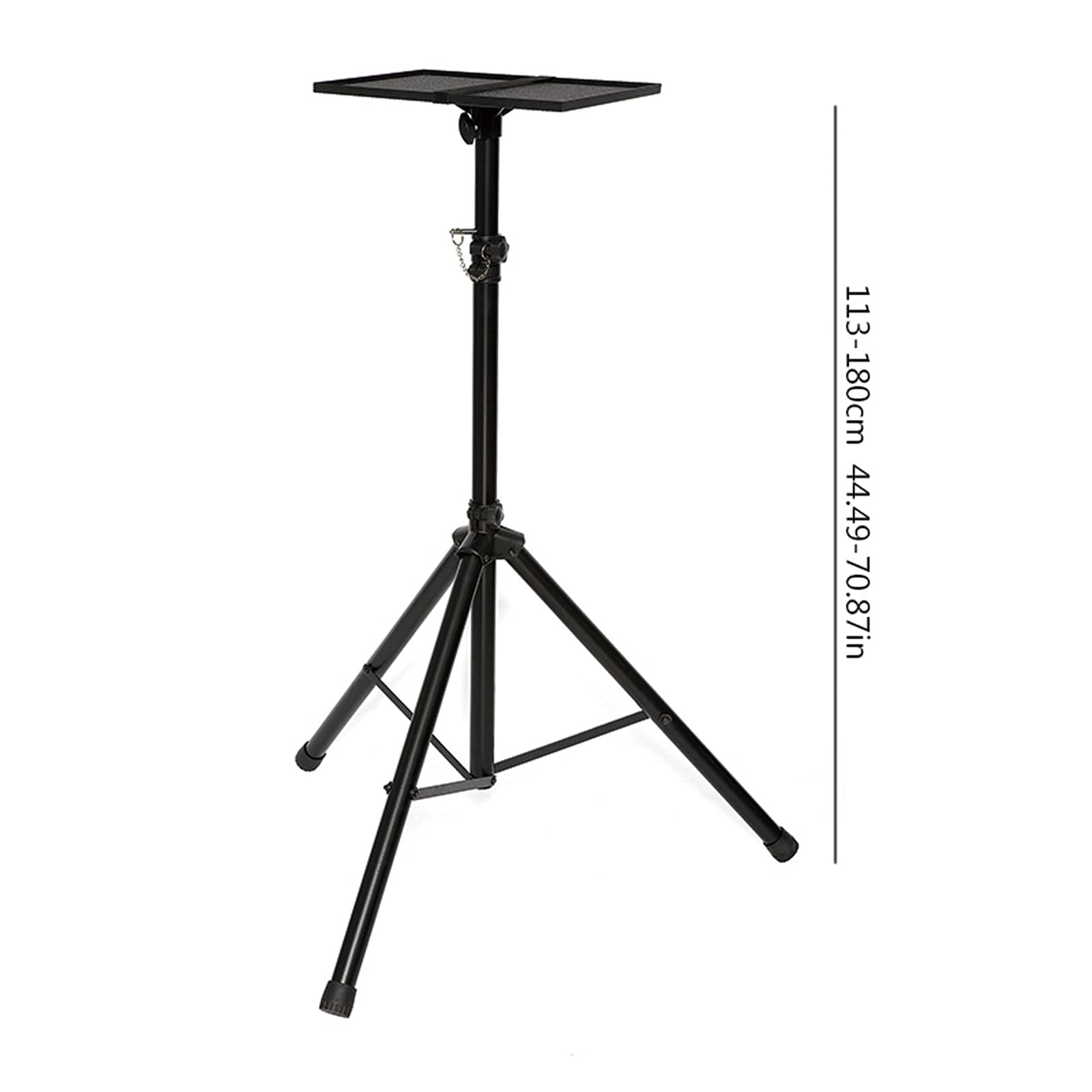 Stand del Proiettore, Supporto Regolabile Proiettore Mount Tripod Multifunzione Stand Multifunzione regolabile Treppiede Piano del proiettore per laptop da 44 a 70 pollici buono per palcoscenico o stu