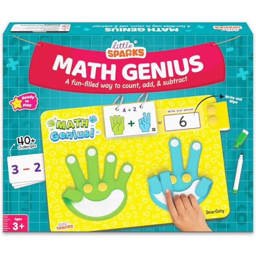 Smartivity Math Genius | Educational Toy for Kids 3+ Years | 40+ ...