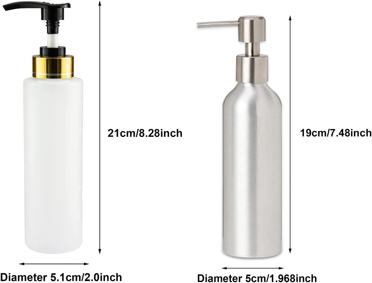 Elitzia Massaggio Olio Scaldabagno Lozione Warmer 131 ° F Temperatura costante con Metallo Plastica Pompa Bottiglie Massaggio Olio Riscaldatore per Creme Gels ETOH843NA (colore naturale quadrato)