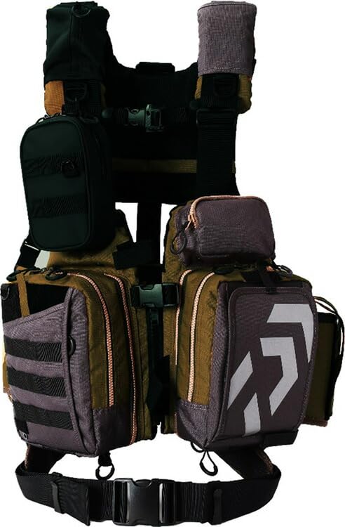 Amazon | ダイワ(DAIWA)自動膨張/ライフジャケット DF-6122 ブラウン