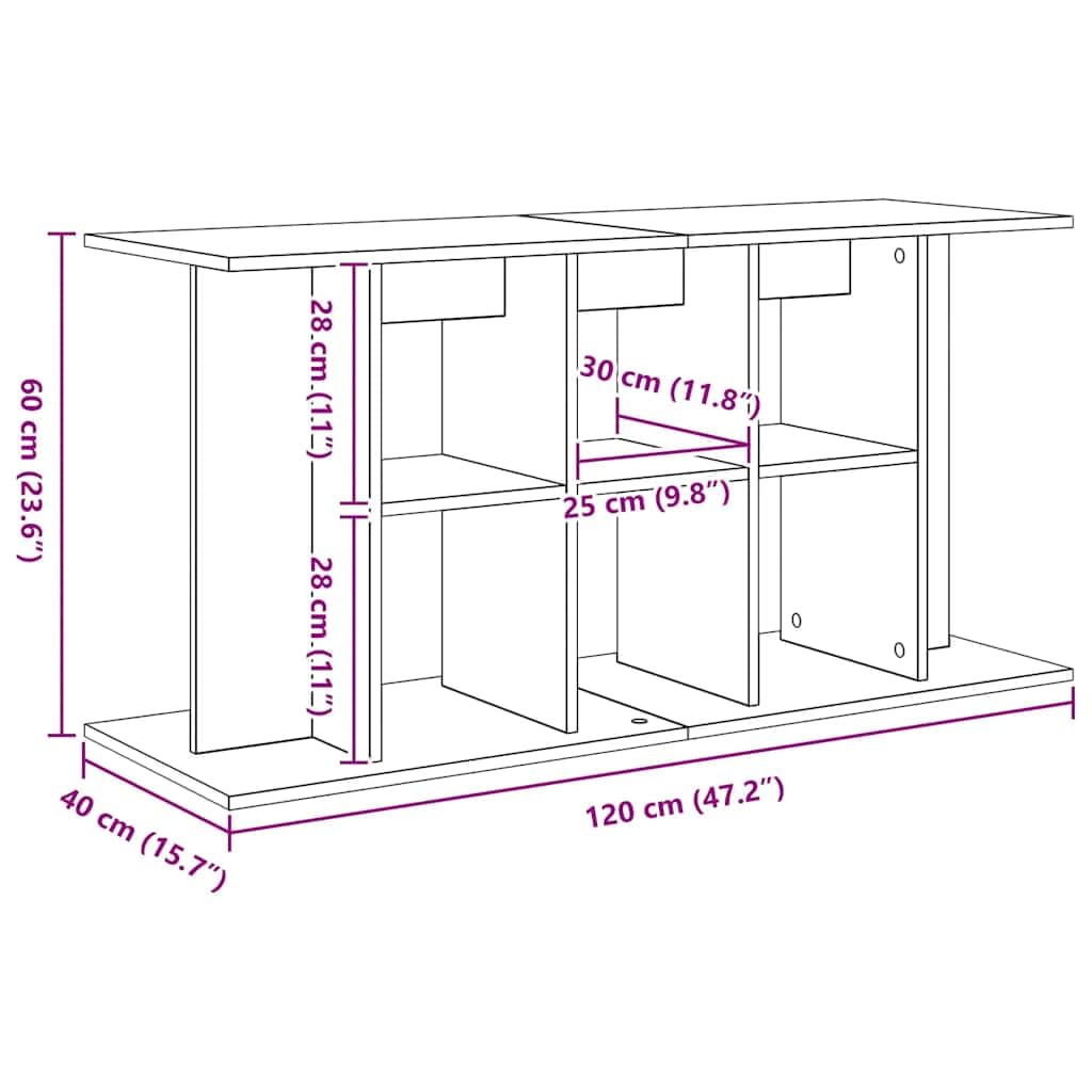 Soporte para acuario de madera de color negro, 120 x 40 x 60 cm, estable, con armario de almacenamiento y estante, estructura de muebles para peces, accesorios y filtro en el salón