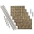 FASÄDE Traditional Style/Pattern 1 Decorative Vinyl Backsplash 15 sq ft Kit in Copper Fantasy
