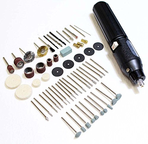 DYNAMIC High-Speed Rotary Tool | Cordless 3.6V | 10,000 RPM | 60 Accessories | Engraving, Sanding, Buffing | 2.25