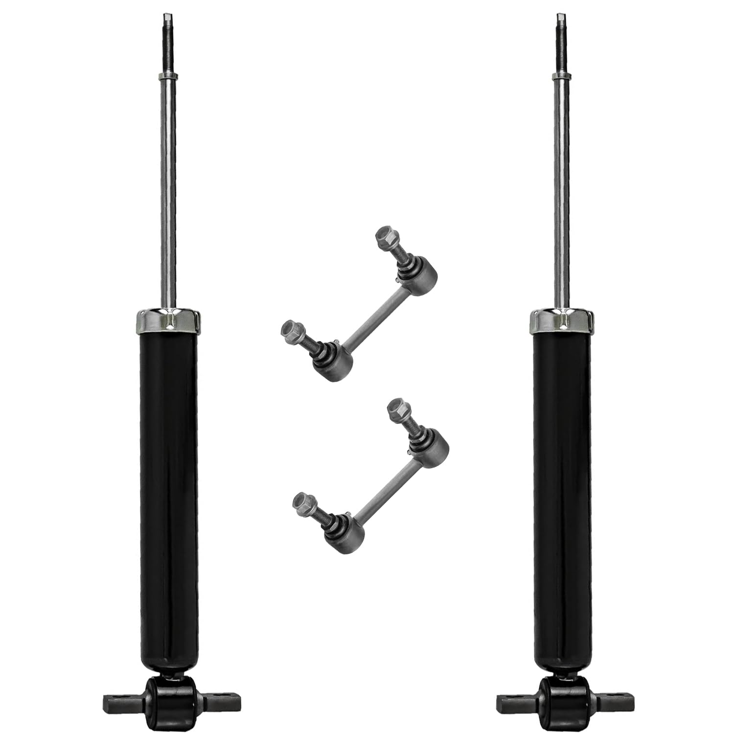 Detroit Axle - Rear 4pc Shock Absorbers Kit for 2013-2018 Ford Fusion