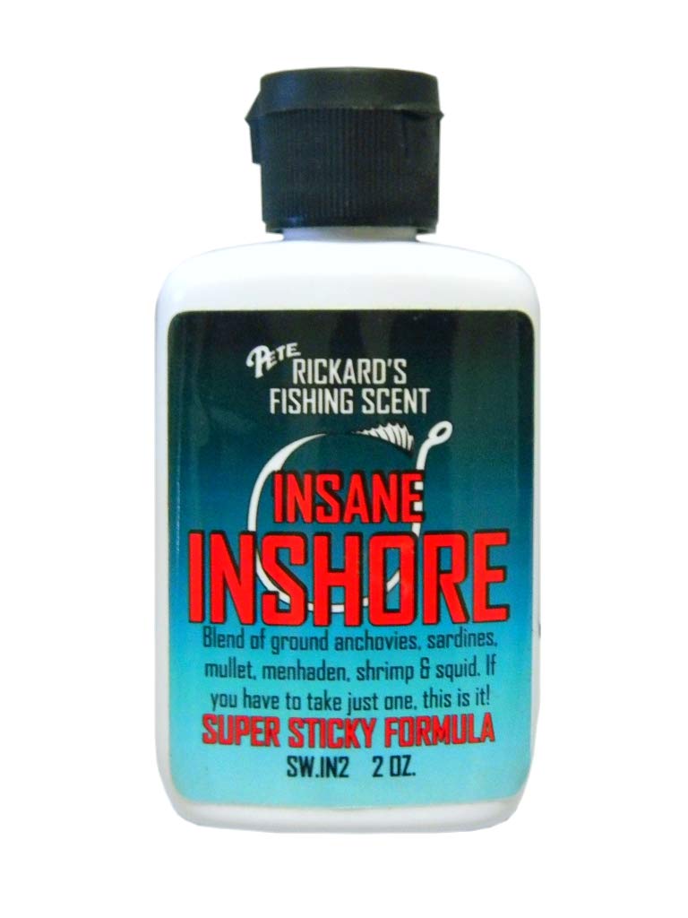 Pete Rickard's Saltwater Insane Inshore Fishing Scent Attractant Menhaden, Mullet, Sardine, Anchovies