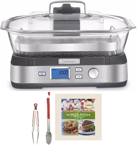 Cusinart STM1000 CookFresh Digital Glass Steamer Bundle