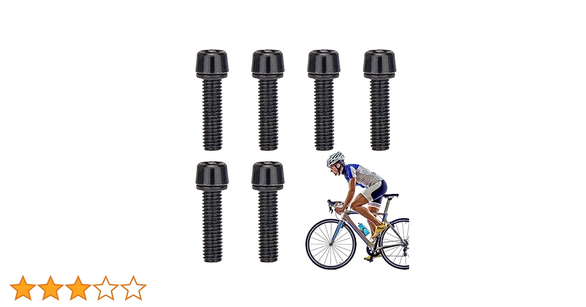 Amazon.co.jp: 自転車用 ボルト ステムボルト 6個 5 X 18 自転車