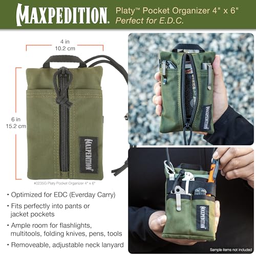 Image of Maxpedition Platy Pocket Organizer, EDC Tool Pouch, Neck Wallet
