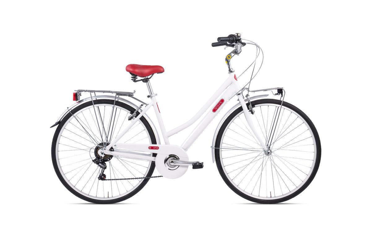 Letoule LaFolie – Bicicleta de mujer City Bike 28" 6 V Alloy Lady, fabricada en Italia