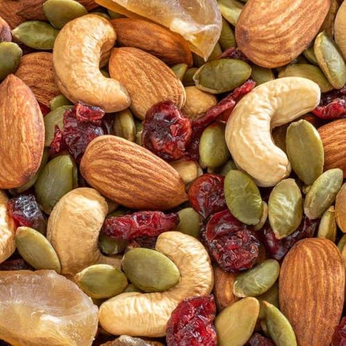 Image of HARIYAM Healthy Mix Dry Fruits Dried Almonds, Black Raisins, Cashewnuts, Cranberries, Black Dates & Many More | 250gm | Mix Dry Fruits 250gm
