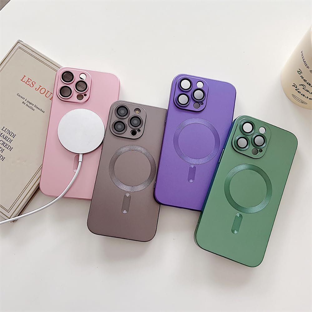 Amazon.co.jp: Magsafe対応 iPhoneケース iPhone15Pro 全8色 液晶保護