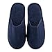 JOMIX Set Ciabatte Ospiti Lavabili in Spugna Pantofole da Viaggio Hotel SPA Punta Chiusa MD3762 (Blu C 2 Paia, 42/43)