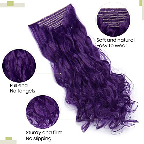 S-noilite® Set 8pcs 60cm extension capelli clip