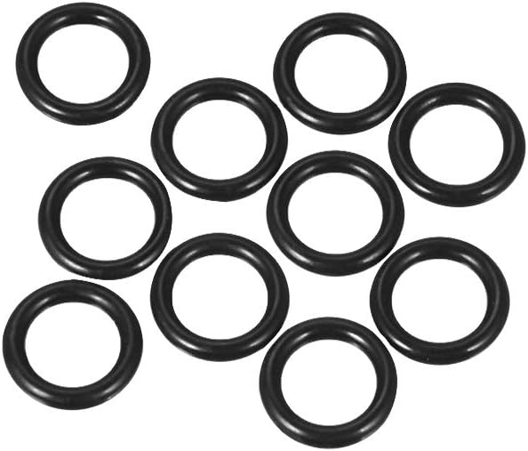 sourcing map Nitrile Rubber O-Rings 13mm OD 8mm ID 2.5mm Width, Metric Sealing Gasket for Automotive Machine Plumbing, Pack of 10