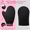 YVOIER-Self-Tanner-Mitt-Applicator-Elastic-Wrist-Plus-Thumb-Tanning-Mitten-Self-Tan-Mitt-Velvet-Self-Tanning-Mitts-Self-Tanner-Applicator-Self-Tanning-Gloves-Sunless-Tanner-Mitt YVOIER Self Tanner Mitt Applicator - Elastic Wrist Plus Thumb Tanning Mitten Self Tan Mitt Velvet Self Tanning Mitts Self Tanner Applicator Self Tanning Gloves Sunless Tanner Mitt