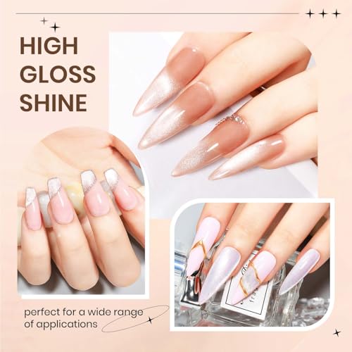 Esmalte de uñas gel efecto ojo de gato plateado nude 10ml miniatura 5