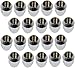 Dorman 711-265 Wheel Nut Chrome Acorn Bulge Seat 1/2-20 Compatible with Select Models, 20 Pack