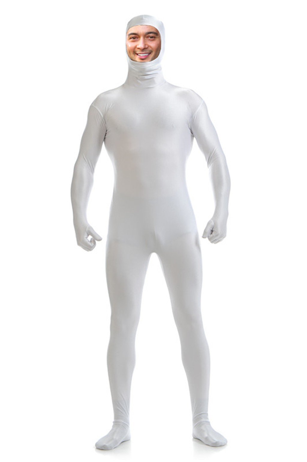 DreamHighMen's Women's Polyester Spandex Full Body Costume Zentai Suit-Open Face