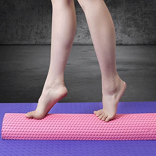 Rodillo de espuma EVA semicircular para yoga y pilates, 30 cm, color rosa miniatura 4