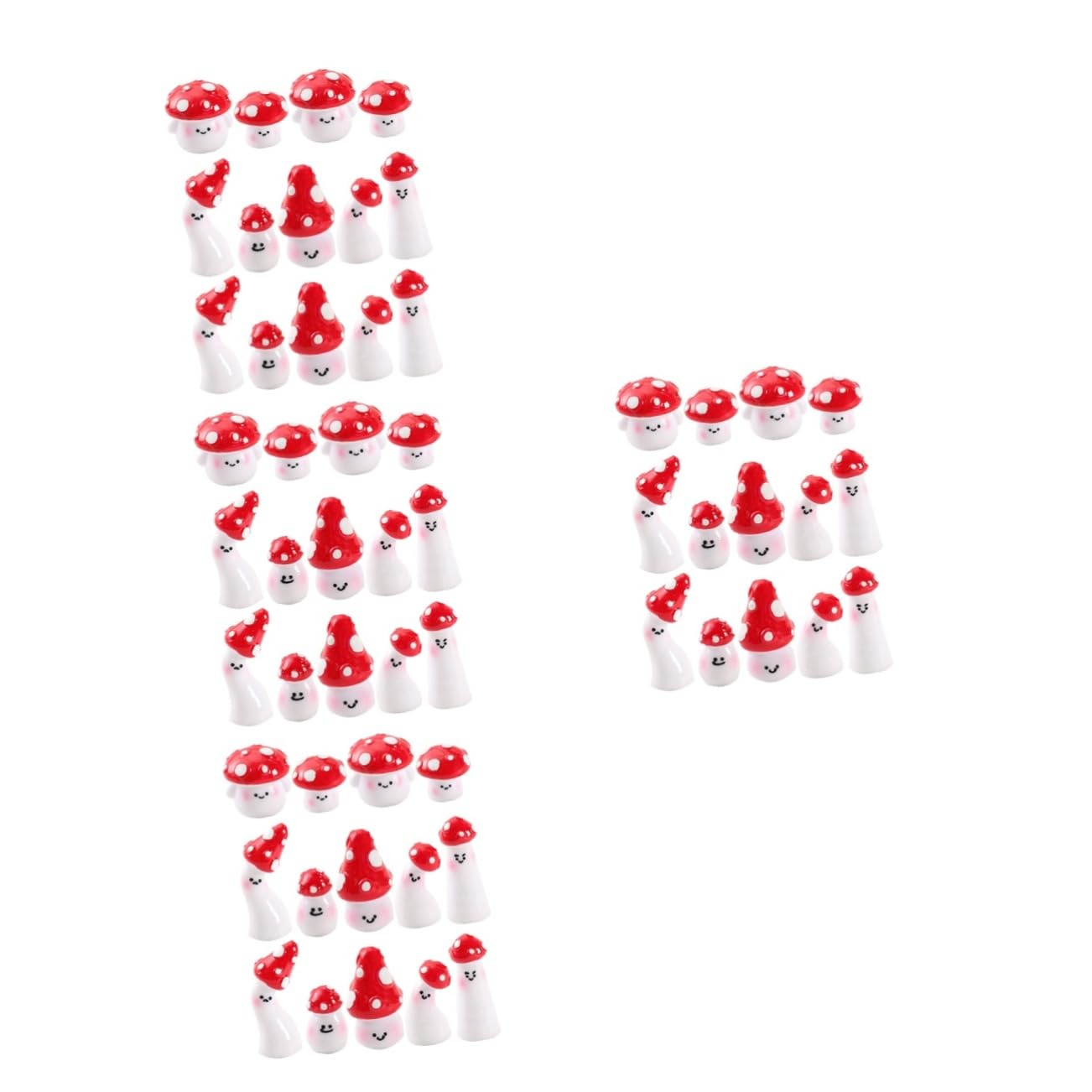 Décor pot de fleur de qualité supérieure avec 56 petites statues miniatures en résine YARNOW
