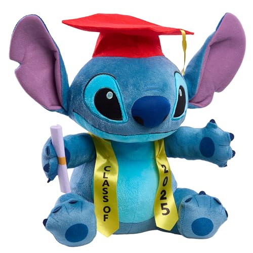 Justplaydisneystitchclassof2025graduation13inchlargeplushstitchstuffedanimalbluealienkidstoysforages2up Urban Country Home Decor Just play disney stitch class of 2025 graduation 13 inch large plush stitch stuffed animal blue alien kids toys for ages 2 up urban country home decor