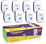 Ultrasonic Pest Repell-er 8 Packs, Electronic Plug in Indoor Pest Repell-ent,for Home, Office, Wareh