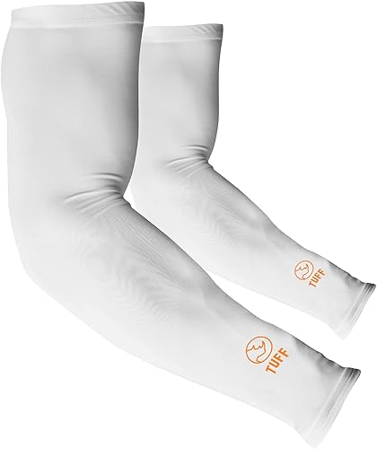 TUFF - Mangas de compresión para brazos refrigerantes, mangas de brazo UPF 50 para hombres y mujeres..