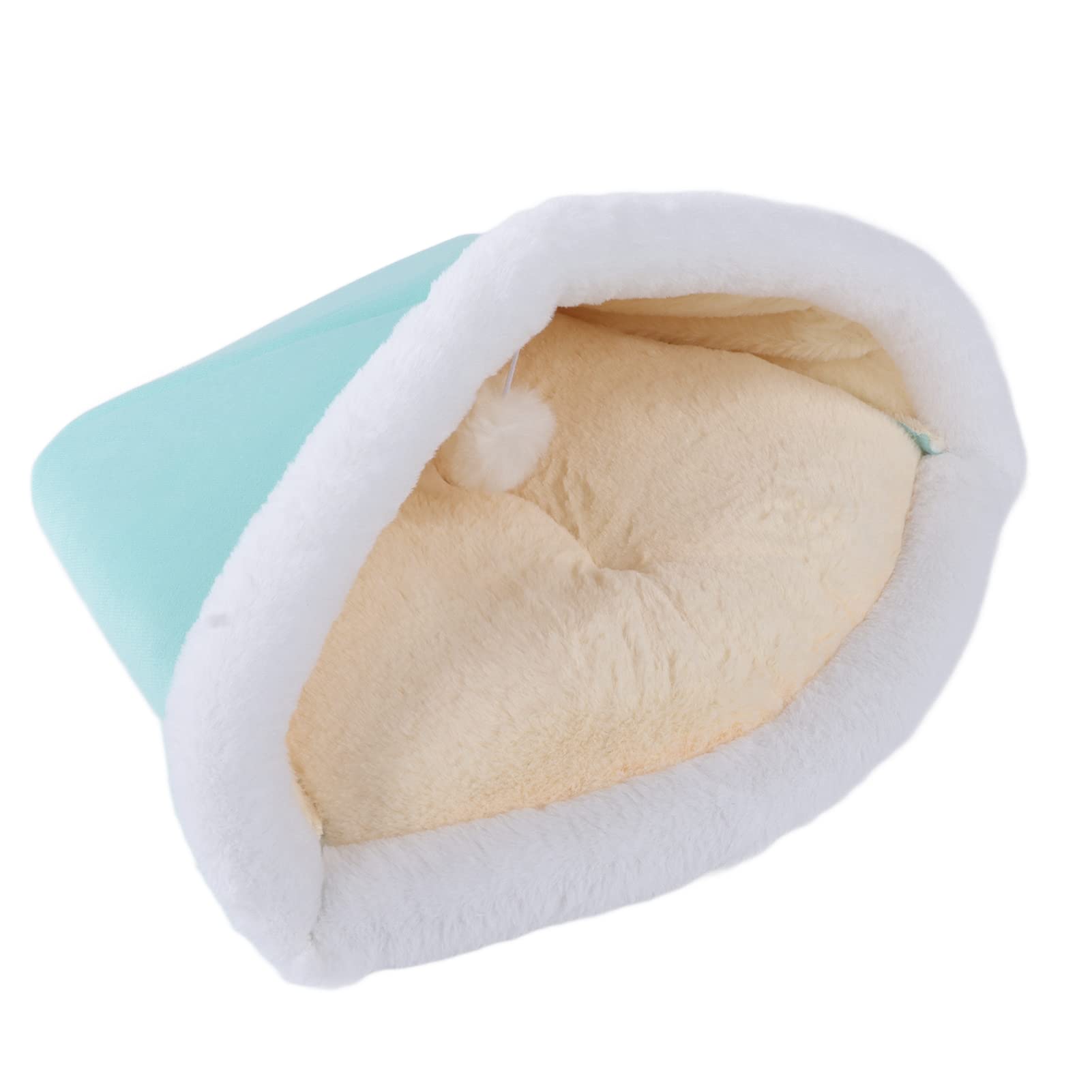 Nid-caverne pour Chat, Sac de Couchage Lavable et Douillet, Poche de Couchage Confortable et Chaude pour Chat, cachette Mignonne pour Chien, Chiot, Chaton