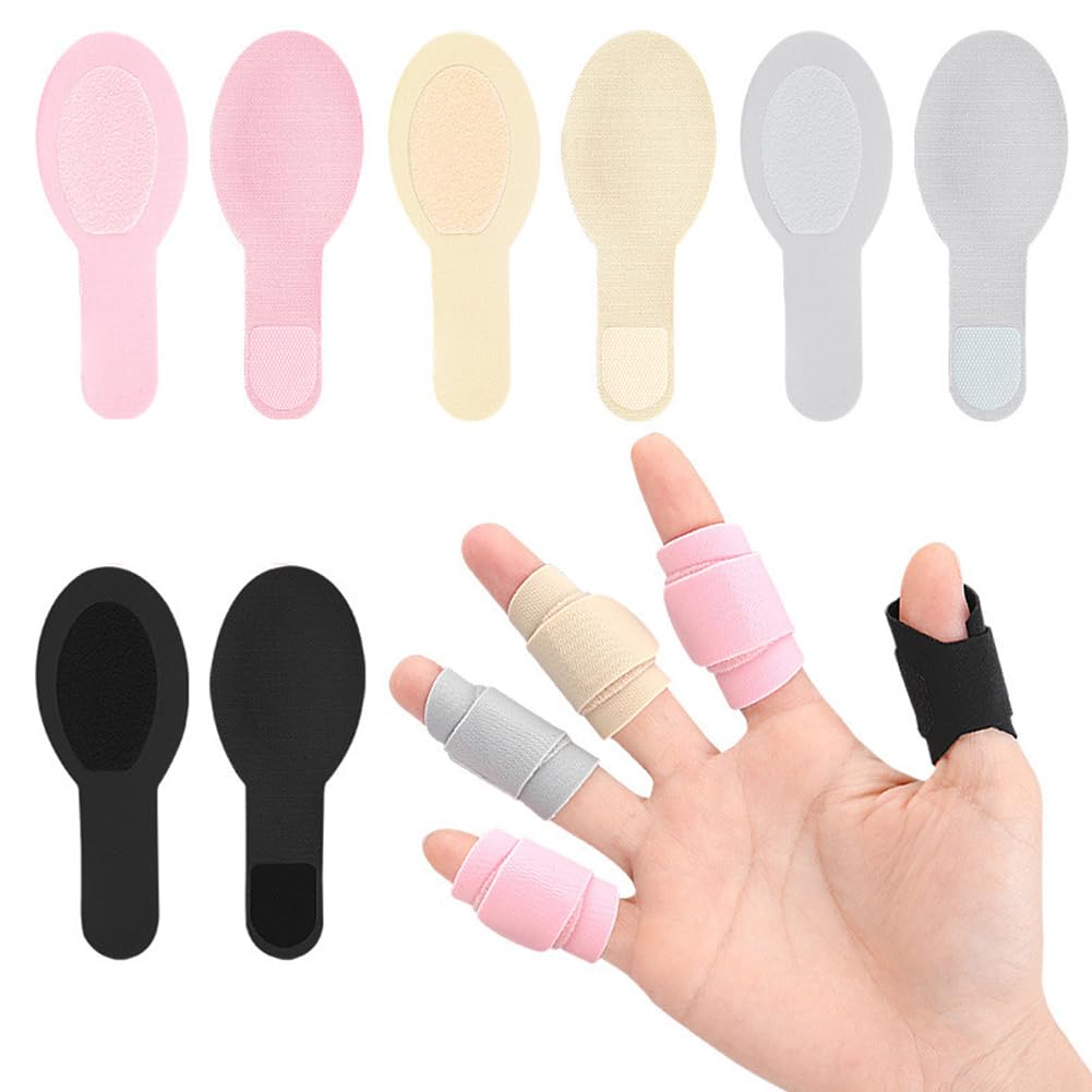 Ultra-Thin Finger Braces (8Pcs), Lightweight Trigger Thumb Splint Finger Strap for Finger Injury Pain Relief, Breathable Finger Tape Wraps for Trigger Finger, Broken, Arthritis, Sprain, Sports Support Ultra-Thin Finger Braces (8Pcs), Lightweight Trigger Thumb Splint Finger Strap for Finger Injury Pain Relief, Breathable Finger Tape Wraps for Trigger Finger, Broken, Arthritis, Sprain, Sports Support