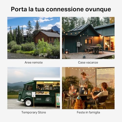 MERCUSYS MB115-4G Router WiFi con Sim, 4 Antenne Ad Alto Guadagno, 4G LTE Wireless N300Mbps, 3 Porte LAN+1 Porta LAN/WAN, WAN Connection Backup, Parental/LED Control, SMS, APP, Plug&Play - Immagine 4